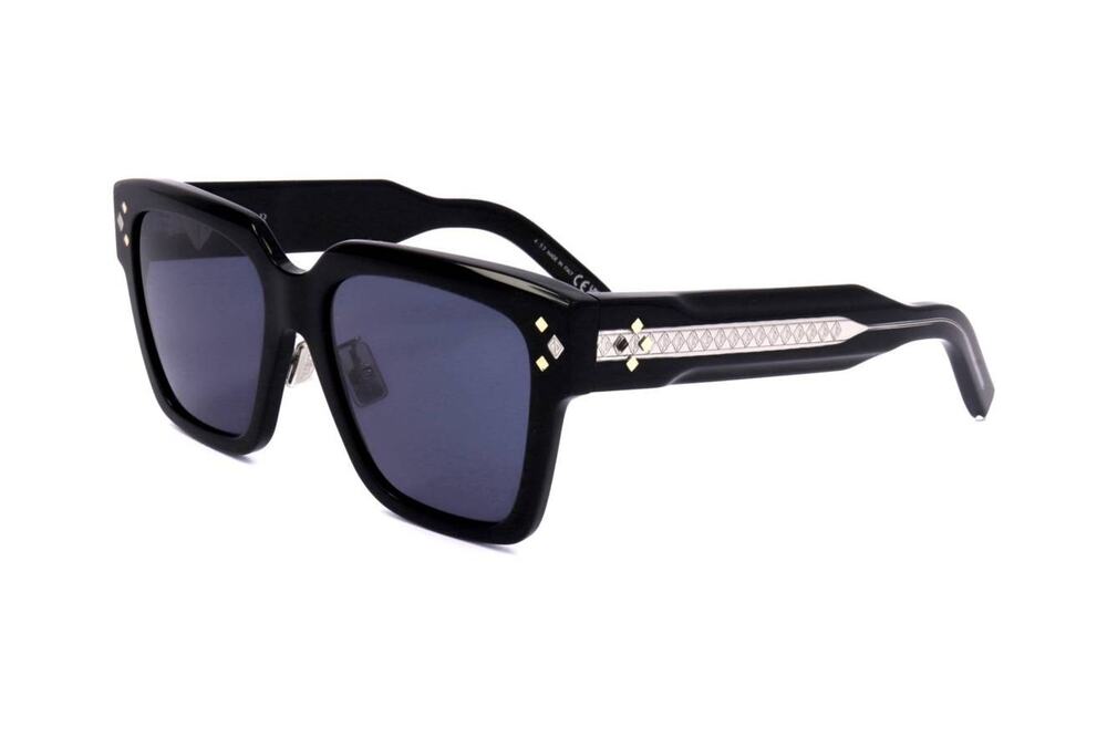 Dior Sunglasses CD DIAMOND DM40084F 01V Black Square Frame Black Lens 55-18-145
